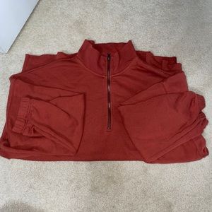 Oversized quarter zip from aerie size large